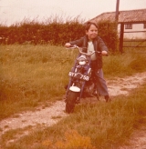 Darren Pingree & his motorbike