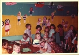 1975 class and wall display (Shirley Purvis)