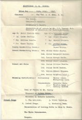 Bluntisham School Prize Day 1957