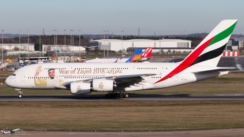 A6-EUZ A388 UAE