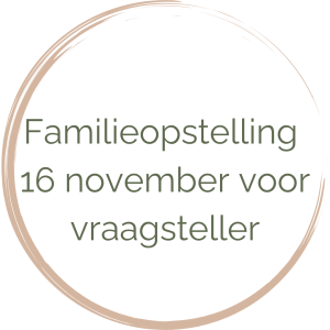 Familieopstelling in november om zelfkritiek te verminderen