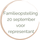 Familieopstelling in september voor zelfcompassie en grensbewaking