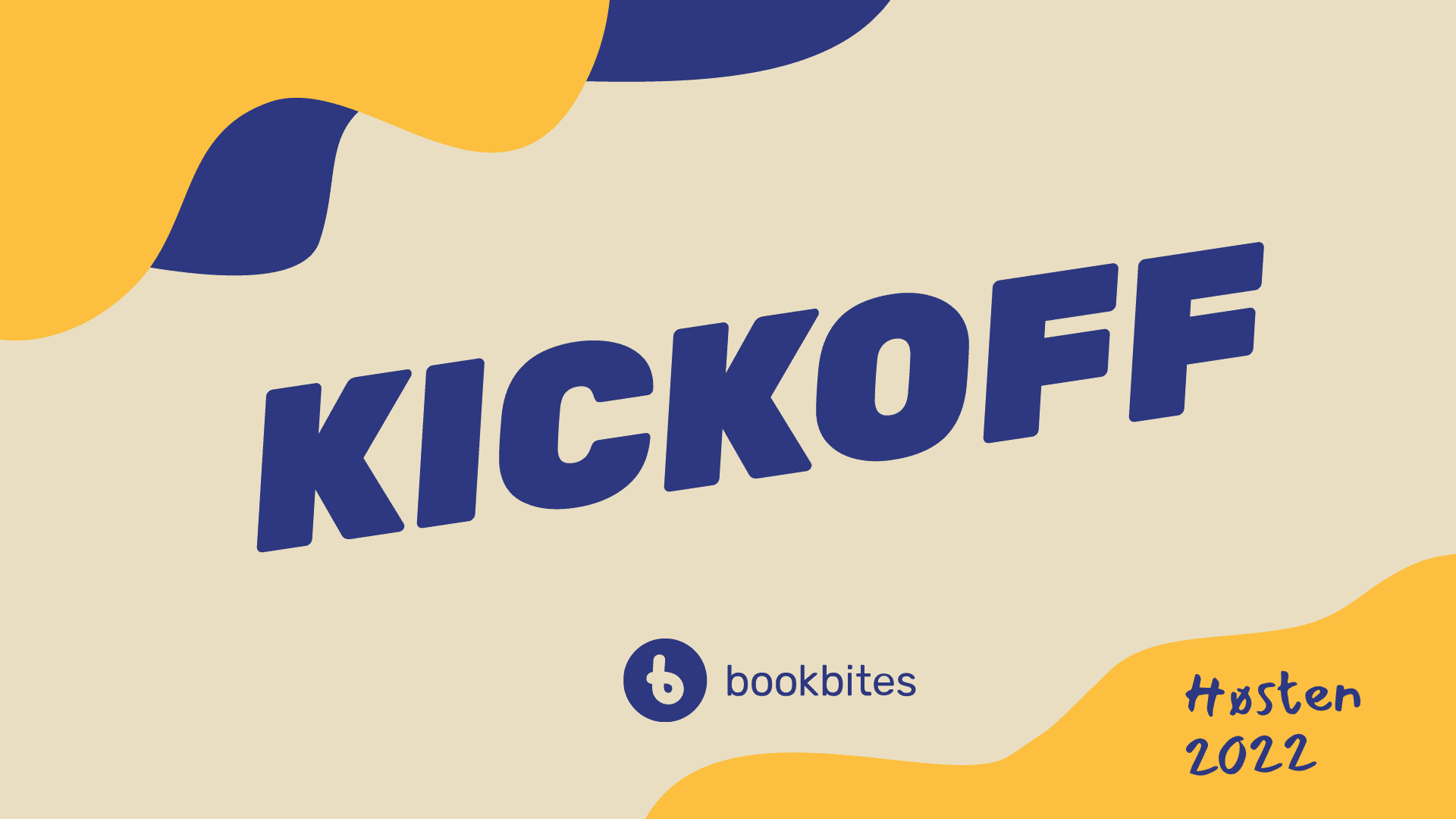 Bannerbilde - BookBites Kickoff