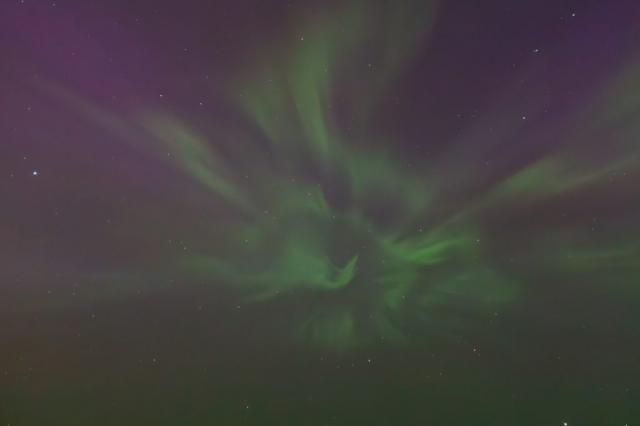 May 10/11 2024, crazy Northern Lights - Zenith - Græsted, Denmark