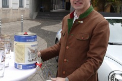 Walter König, Vorstellung  der Bayerischen Bierkönigin am Bierbrunnen in München 2021