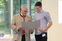 Detlev Stegbauer und Matthias Zellner (re.), Brauermeisterschaft in der Berufsschule für Brauwesen in München 2018