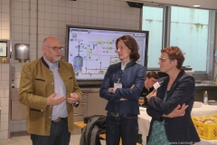 Detlev Stegbauer (li.), Beatrix Zurek (re.), Brauermeisterschaft in der Berufsschule für Braugewerbe in München 2019