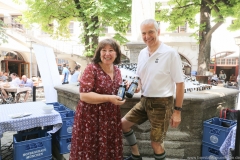 Petra Reiter und Dr. Michael Möller, Brunnenfest im Hofbräuhaus in München 2019