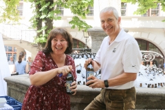 Petra Reiter und Dr. Michael Möller, Brunnenfest im Hofbräuhaus in München 2019