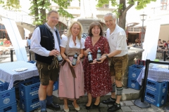 Wolfgang  Sperger, Barbara Sperger, Petra Reiter, Dr. Michael Möller (von li. nach re.), Brunnenfest im Hofbräuhaus in München 2019