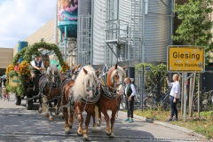 18 Jahre Giesinger Bräu mit Prachtgespann vom Werk 2 in Milbertshofen nach Giesing 2023