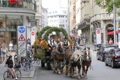 18 Jahre Giesinger Bräu mit Prachtgespann vom Werk 2 in Milbertshofen nach Giesing 2023