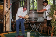 Steffen Marx, 18 Jahre Giesinger Bräu mit Prachtgespann vom Werk 2 in Milbertshofen nach Giesing 2023