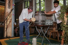 Steffen Marx, 18 Jahre Giesinger Bräu mit Prachtgespann vom Werk 2 in Milbertshofen nach Giesing 2023