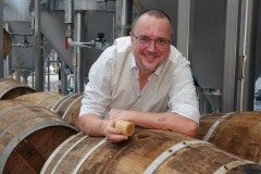 Steffen Marx, im Holzfaß gereiftes Bier von Giesinger Bräu 2023