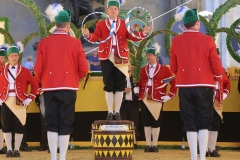 Schäfflertanz am Münchner Brauertag am Odeonsplatz in München 2019