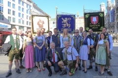 Münchner Brauertag am Odeonsplatz in München am 29.6.2019