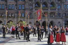 Münchner Brauertag am Odeonsplatz in München am 29.6.2019