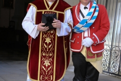 Hans-Peter Platschek und Stefan Schiedermeier (re.), Münchner Brauertag am Odeonsplatz in München am 29.6.2019