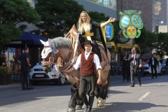 Münchner Kindl Viktoria Ostler, Münchner Brauertag am Odeonsplatz in München am 29.6.2019