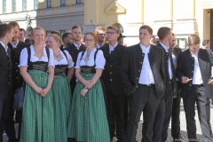 Münchner Brauertag am Odeonsplatz in München am 29.6.2019