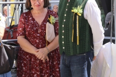 Petra  und Dieter Reiter, Münchner Brauertag am Odeonsplatz in München am 29.6.2019