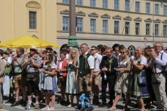 Münchner Brauertag am Odeonsplatz in München am 29.6.2019