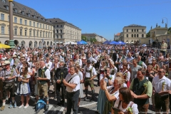 Münchner Brauertag am Odeonsplatz in München am 29.6.2019