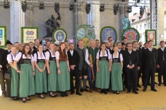 Münchner Brauertag am Odeonsplatz in München am 29.6.2019