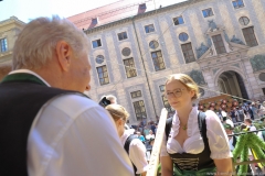 Münchner Brauertag am Odeonsplatz in München am 29.6.2019