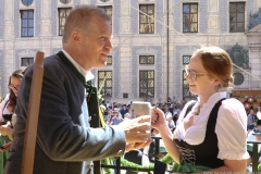 Münchner Brauertag am Odeonsplatz in München am 29.6.2019