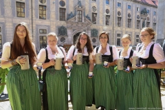 Münchner Brauertag am Odeonsplatz in München am 29.6.2019