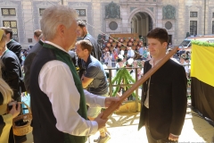 Münchner Brauertag am Odeonsplatz in München am 29.6.2019