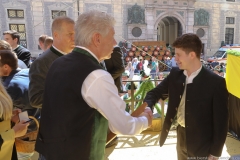 Münchner Brauertag am Odeonsplatz in München am 29.6.2019