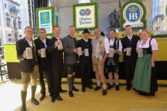 Münchner Brauertag am Odeonsplatz in München am 29.6.2019