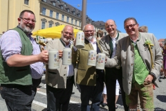 Münchner Brauertag am Odeonsplatz in München am 29.6.2019