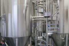 Erster  Einblick in die neue Brauerei vom Haderner Bräu in München 2023