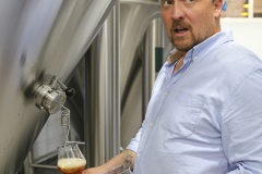Thomas Girg. Erster  Einblick in die neue Brauerei vom Haderer Bräu in München 2023
