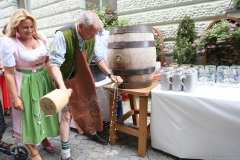 Silja Schrank-Steinberg und Ricky Steinberg, Sommerfest im Hofbräukeller in München 2019