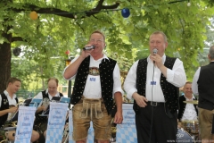 Alois Altmann (li.), Sommerfest im Hofbräukeller in München 2019