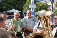 Günter und Ricky Steinberg (re.), Sommerfest im Hofbräukeller in München 2019