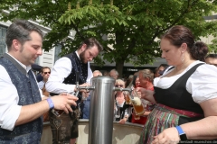 Tag des Bieres am Bierbrunnen Ecke Oskar-von-Miller-Straße/Briennerstraße in München 2019