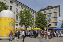 Tag des Bieres am Bierbrunnen Ecke Oskar-von-Miller-Straße/Briennerstraße in München 2019