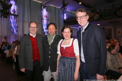 Markus Rinderspacher, Winfried Frey, Verena Dietl, Markus Blume (von li. nach re.), Truderinger Ventil "Es werde Licht" im Kulturzentrum München-Trudering 2023