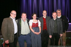 Franz Risch, Verena Dietl, Markus Rinderspacher, Ingo Mittermaier, Dr. Karl Liebscher (von li. nach re.), Truderinger Ventil "Es werde Licht" im Kulturzentrum München-Trudering 2023