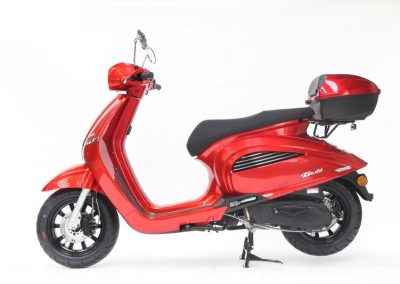 MOTOCICLETA SCOOTER BESBI 125 COLOR ROJO