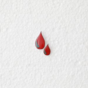 pin's drops of blood