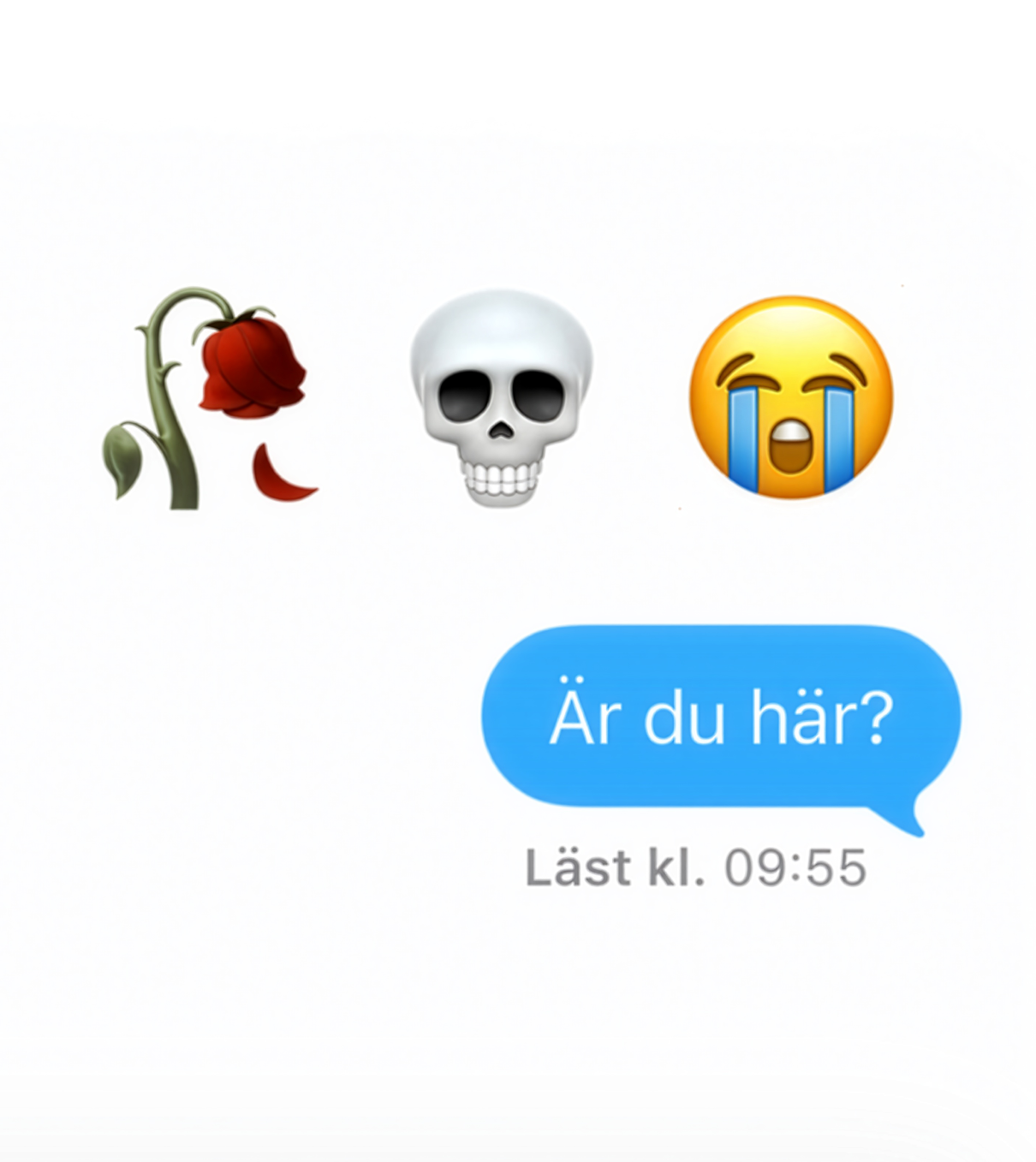 Vissen ros, döskalle, gråter floder