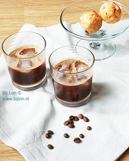 Iced amandel espresso