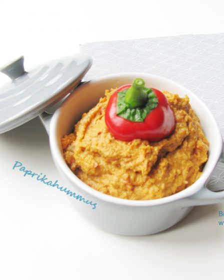 hummus met paprika